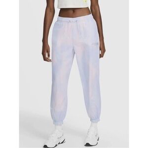 Nike Pastel Iridescent “Ghost Tie Dye” Loose Fit Athletic Track Pants Y2K Small
